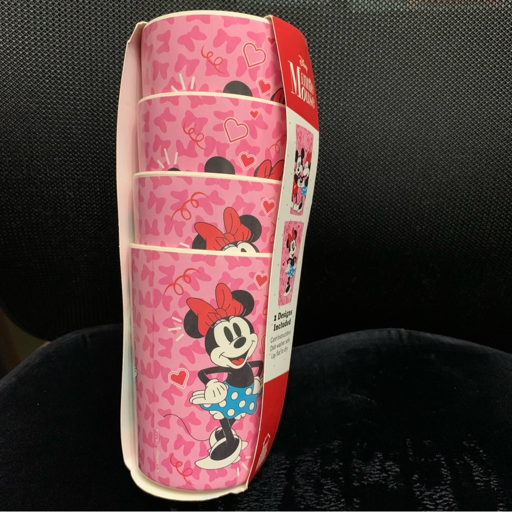 New Disney minnie mouse kids cups 4 packs - Picture 1 of 3